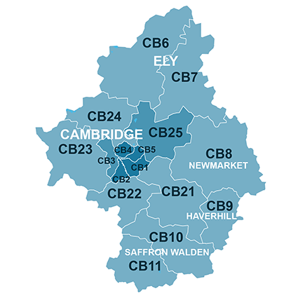 Cambridge Map (House Sale Data)